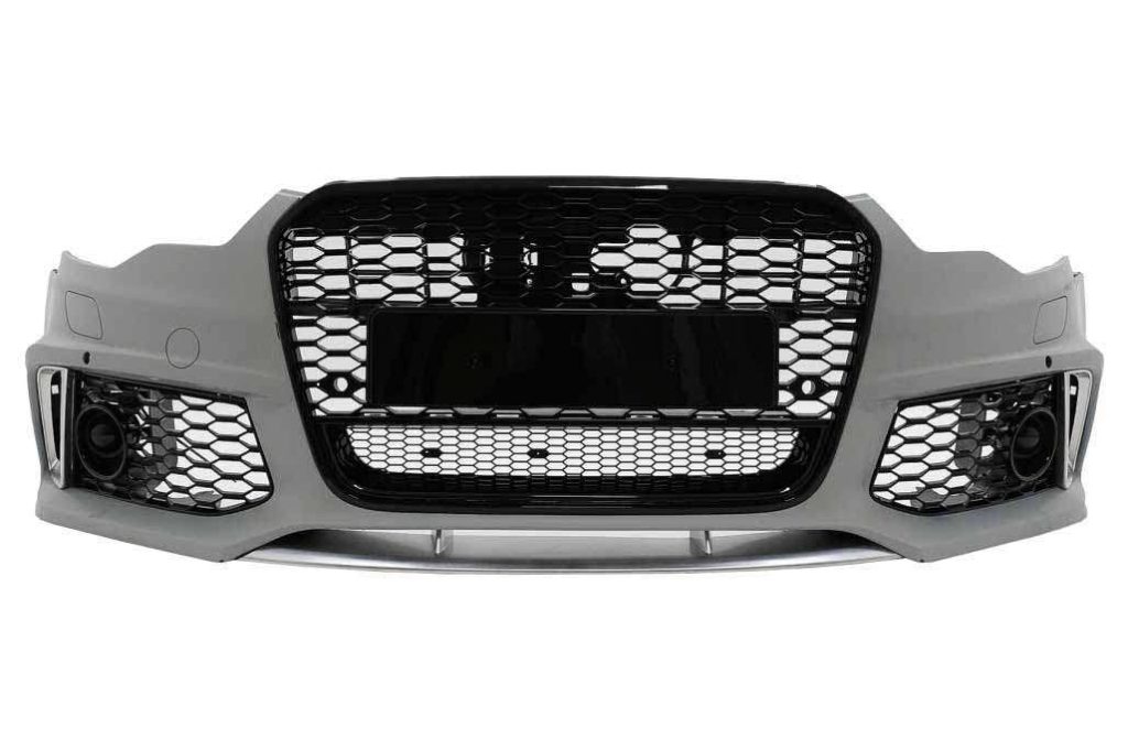 Βλησαρούλης Car Center - Front Bumper with Central Grille suitable for Audi A6 C7 4G (2011-2015) RS6 Design