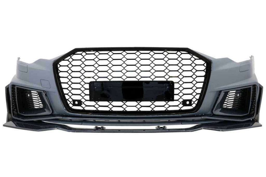 Βλησαρούλης Car Center - Front Bumper with Central Grille suitable for Audi A6 C8 4K (2018-2020) RS6 Design