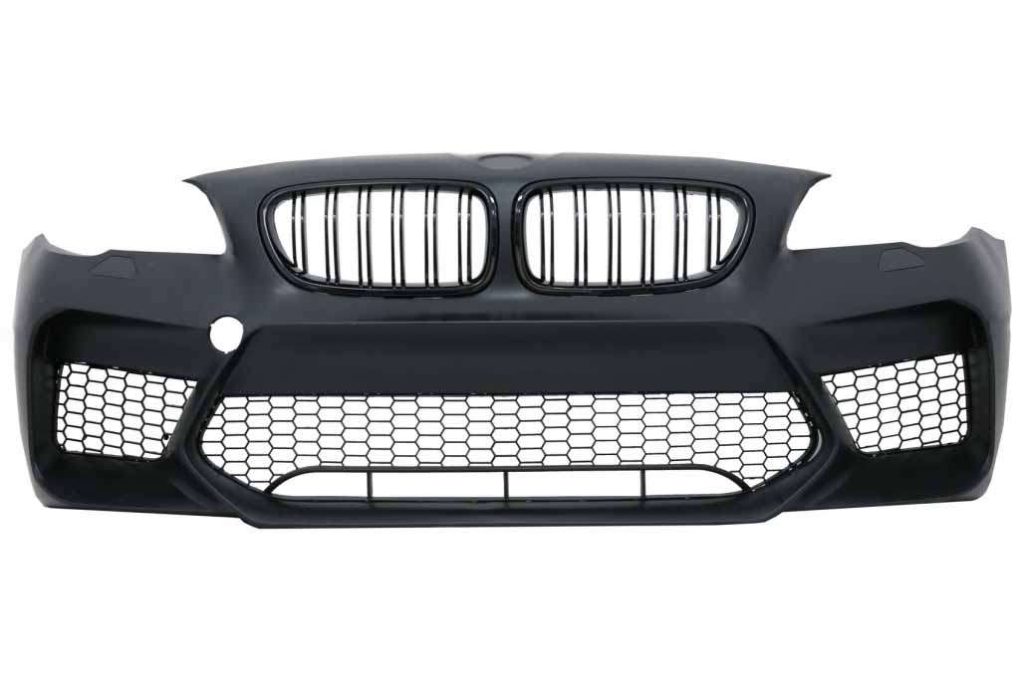 Βλησαρούλης Car Center - Front Bumper With Central Grilles suitable for BMW 5 Series F10 F11 (2011-2017) G30 M5 Design Without PDC
