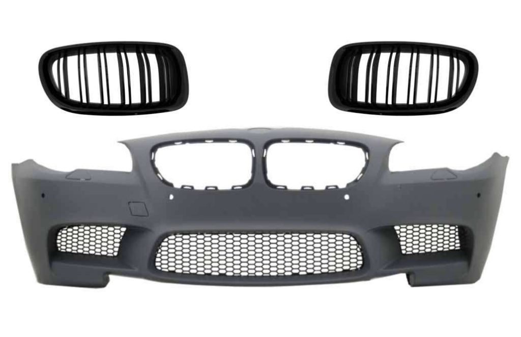 Βλησαρούλης Car Center - Front Bumper with Central Kidney Grilles suitable for BMW 5 Series F10 F11 (2011-2017) M5 Design
