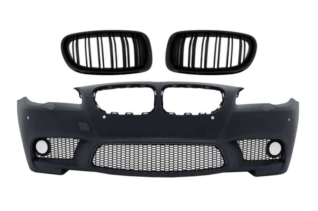 Βλησαρούλης Car Center - Front Bumper with Central Kidney Grilles suitable for BMW 5 Series F10 F11 (2011-2014) M5 Design