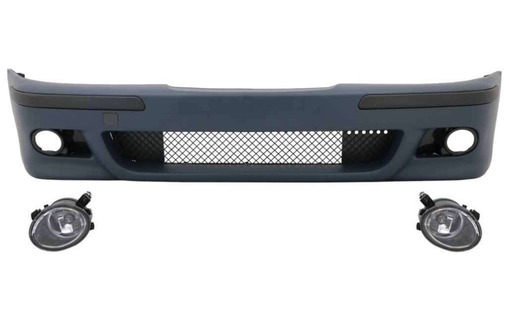 Βλησαρούλης Car Center - Front Bumper with Fog Lights Clear suitable for BMW 5 Series E39 (1995-2003) M5 Design