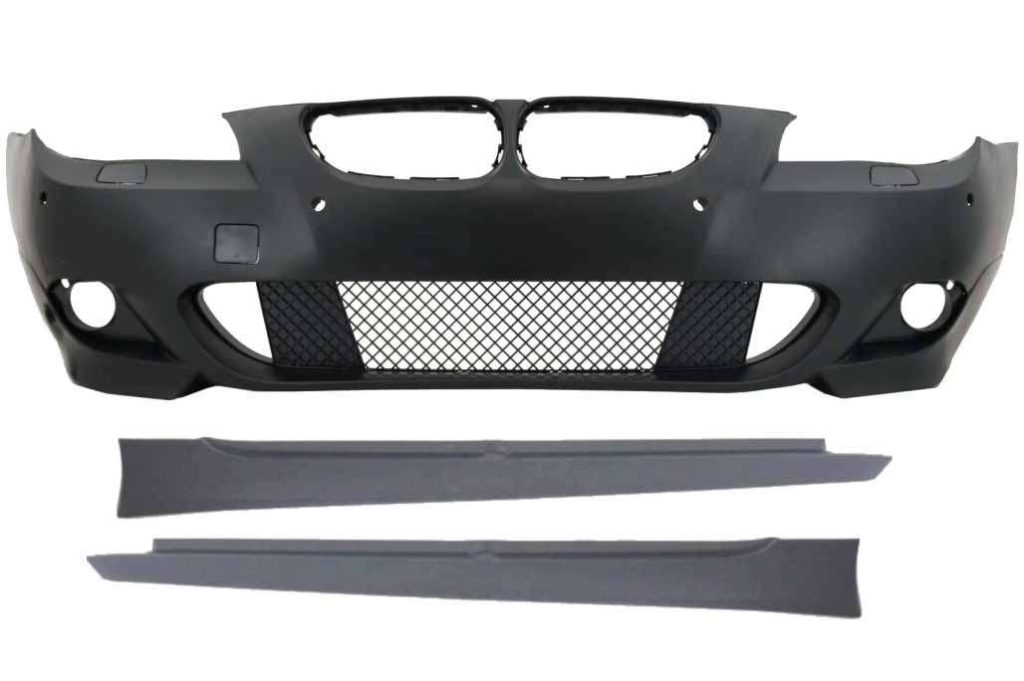 Βλησαρούλης Car Center - Front Bumper with Side Skirts suitable for BMW 5 Series E60 E61 Non-LCI (2003-2007) M-Technik Design