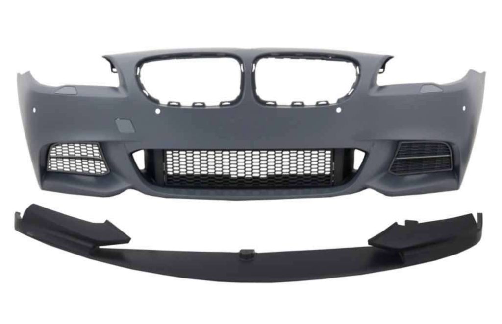 Βλησαρούλης Car Center - Front Bumper with Spoiler Lip suitable for BMW 5 Series F10 F11 (2010-2017) M-Performance Sport M550 Design