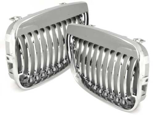 Βλησαρούλης Car Center - front grill suitable for BMW E87 1er 05-07_chrome