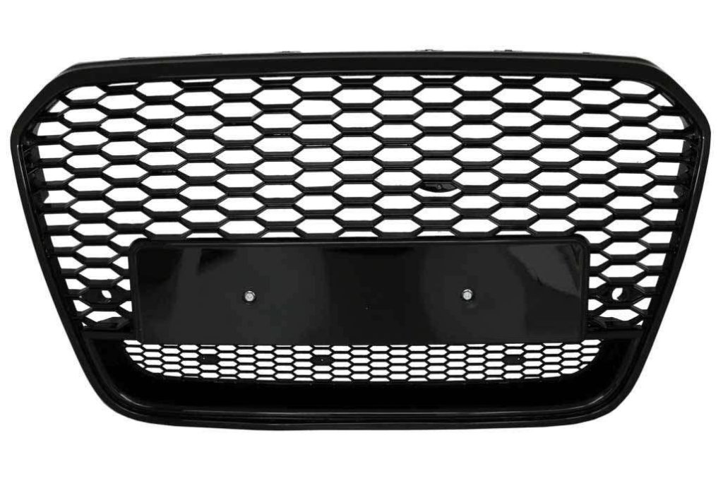 Βλησαρούλης Car Center - Front Grille suitable for Audi A6 C7 4G Pre-Facelift (2011-2014) RS6 Design Piano Black