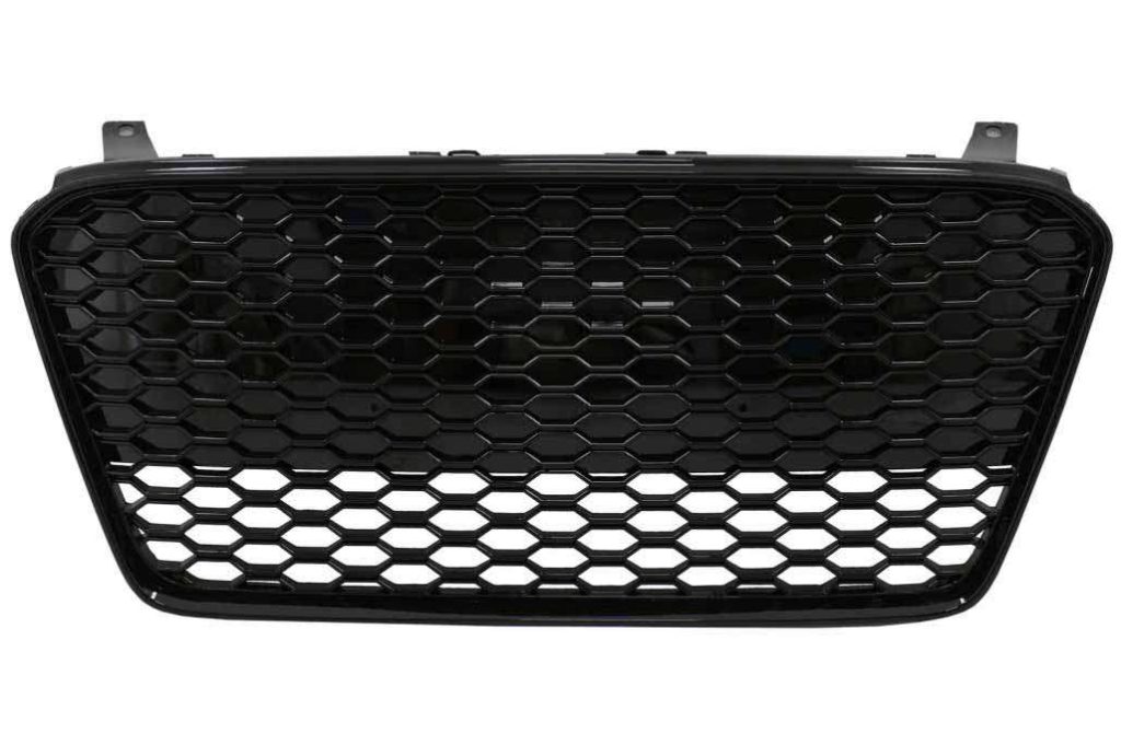 Βλησαρούλης Car Center - Front Grille suitable for Audi R8 42 1st Generation Facelift (2013-2015) RS Design Glossy Black