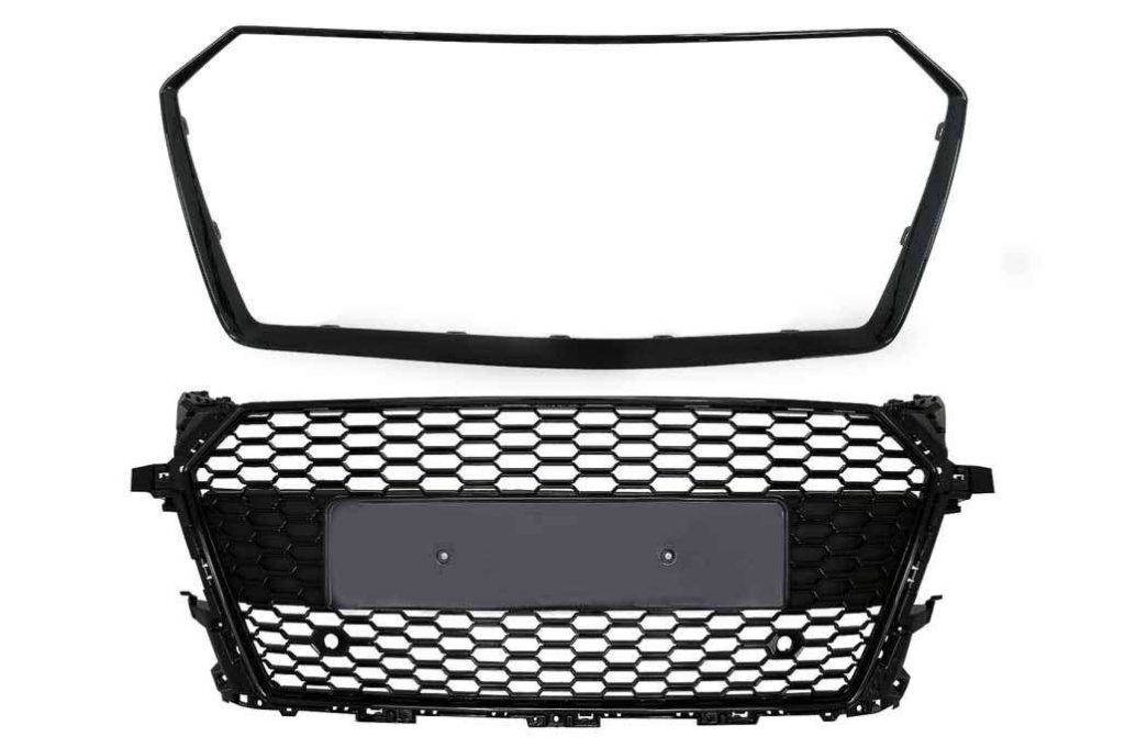 Βλησαρούλης Car Center - Front Grille suitable for Audi TT FV 8S (2015-2017) RS Design Black