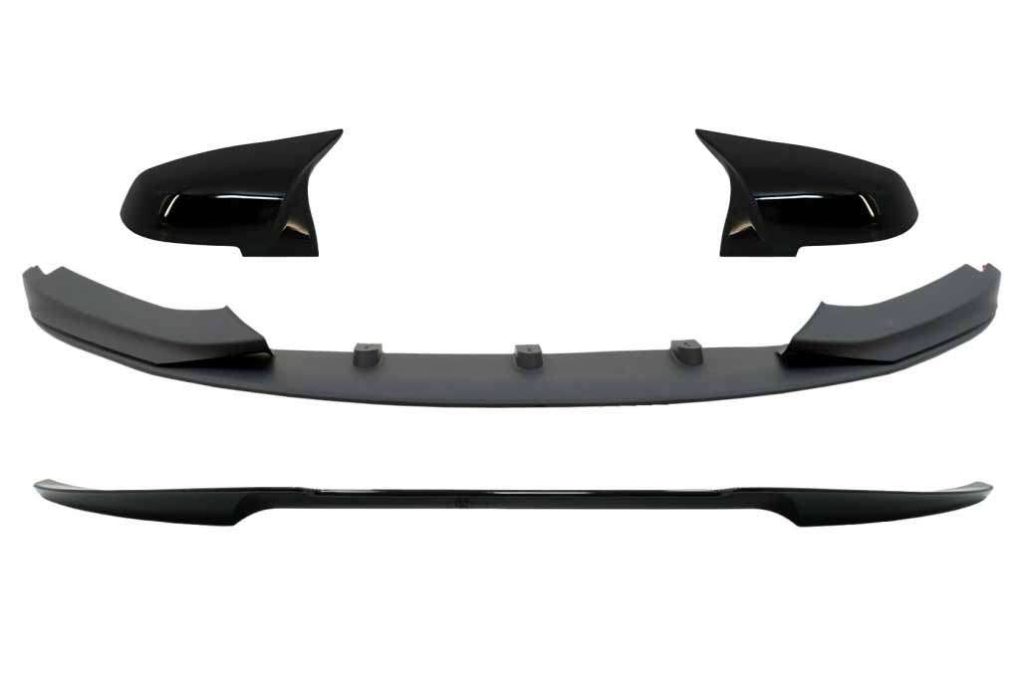 Βλησαρούλης Car Center - Front Lip with Trunk Spoiler and Mirror Covers suitable for BMW 4 Series F36 Grand Coupe (2014-03.2019) M-Performance Design
