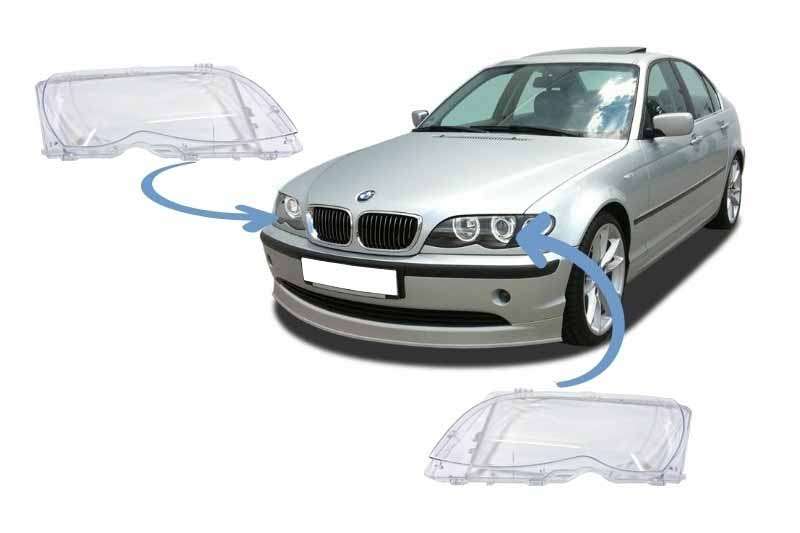 Βλησαρούλης Car Center - Headlights Glasses suitable for BMW 3 Series E46 LCI Facelift Sedan/Touring (2001-2004)