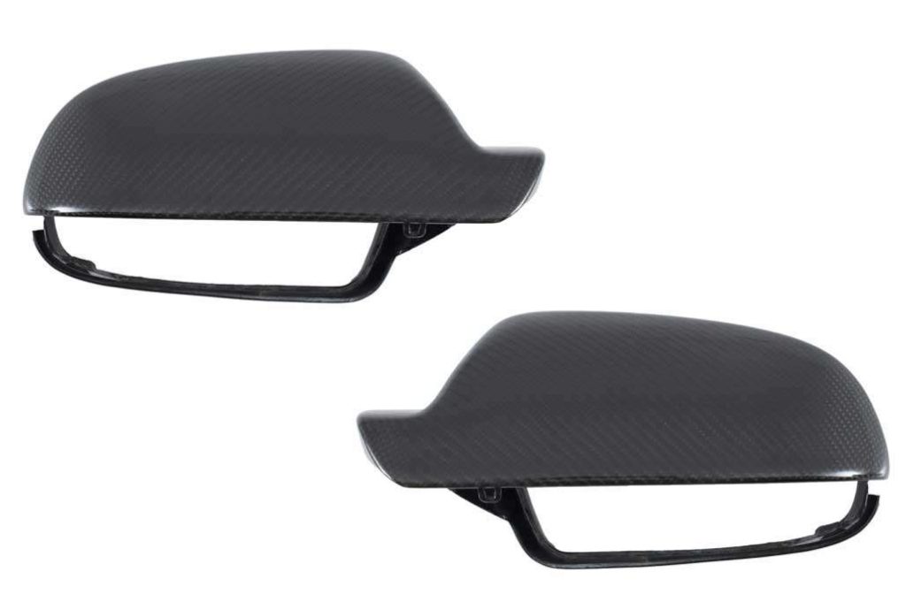 Βλησαρούλης Car Center - Mirror Covers suitable for AUDI A4 B8 Facelift (2012-2015), AUDI A5 8T Facelift (2012-2016) Real Carbon Fiber