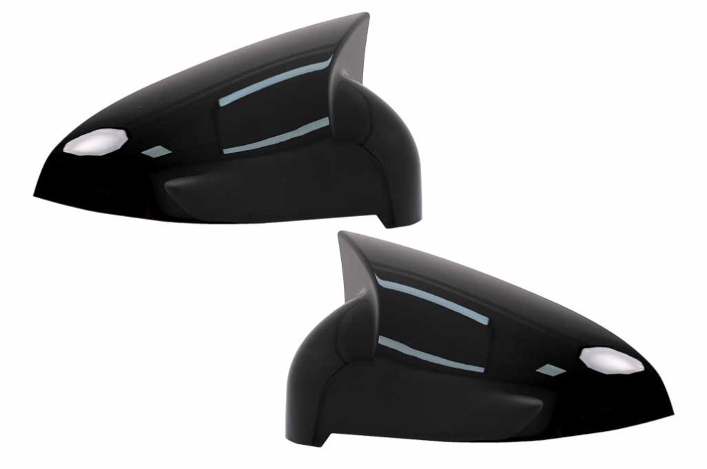 Βλησαρούλης Car Center - Mirror Covers suitable for Audi A4 B9 (2016-2018) Audi A5 S5 RS5 (07.2016-2019) without SideAssist Piano Black