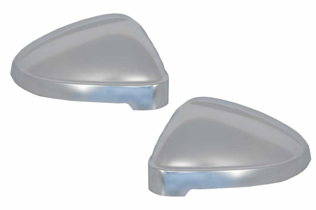 Βλησαρούλης Car Center - Mirror Covers suitable for Audi A4 B9 (2016-) Extinction Aluminium Plated Complete Housing With Side Assist