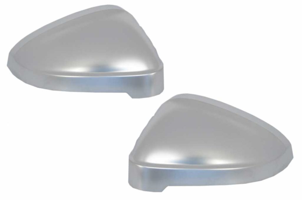 Βλησαρούλης Car Center - Mirror Covers suitable for Audi A5 F5 (2017+) Extinction Aluminium Plated Complete Housing Without Side Assist