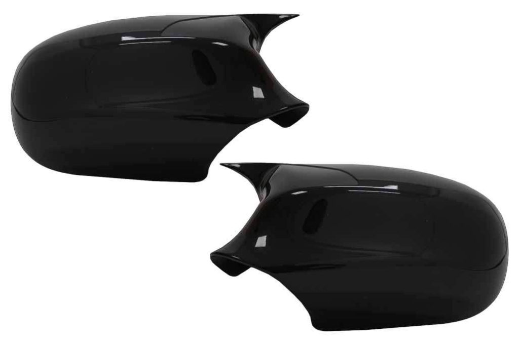 Βλησαρούλης Car Center - Mirror Covers suitable for BMW 3 Series E90 E91 LCI (2008-2011) M Sport Design Glossy Black