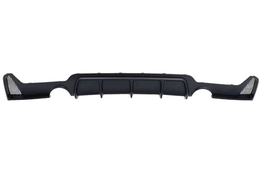 Βλησαρούλης Car Center - Rear Bumper Diffuser suitable for BMW 4 Series F32 F33 F36 (2013-2019) Coupe Cabrio M Design Twin Single Outlet