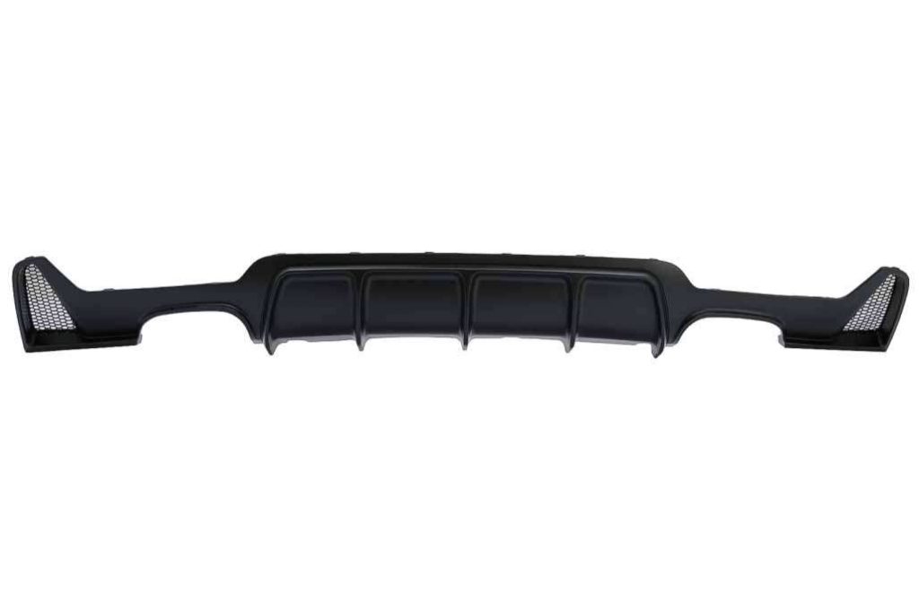 Βλησαρούλης Car Center - Rear Bumper Diffuser suitable for BMW 4 Series F32 F33 F36 (2013-2019) Coupe Cabrio M Design Twin Double Outlet