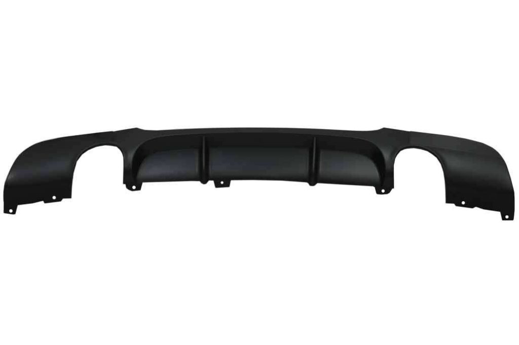 Βλησαρούλης Car Center - Rear Bumper Double Single Outlet Diffuser suitable for BMW 3 Series E90 E91 (2004-2012) M Performance Design
