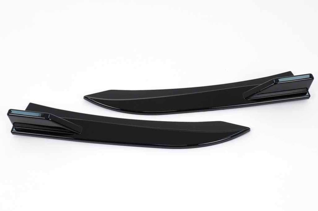Βλησαρούλης Car Center - Rear Bumper Flaps Side Fins Flics suitable for BMW 3 Series F30 F31 (2011-2019) Piano Black