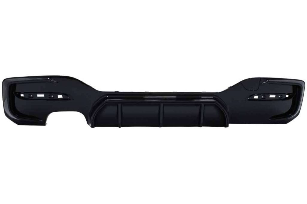 Βλησαρούλης Car Center - Rear Bumper Spoiler Valance Diffuser Left Double Outlet suitable for BMW 1 Series F20 F21 LCI (2015-2019) Piano Black