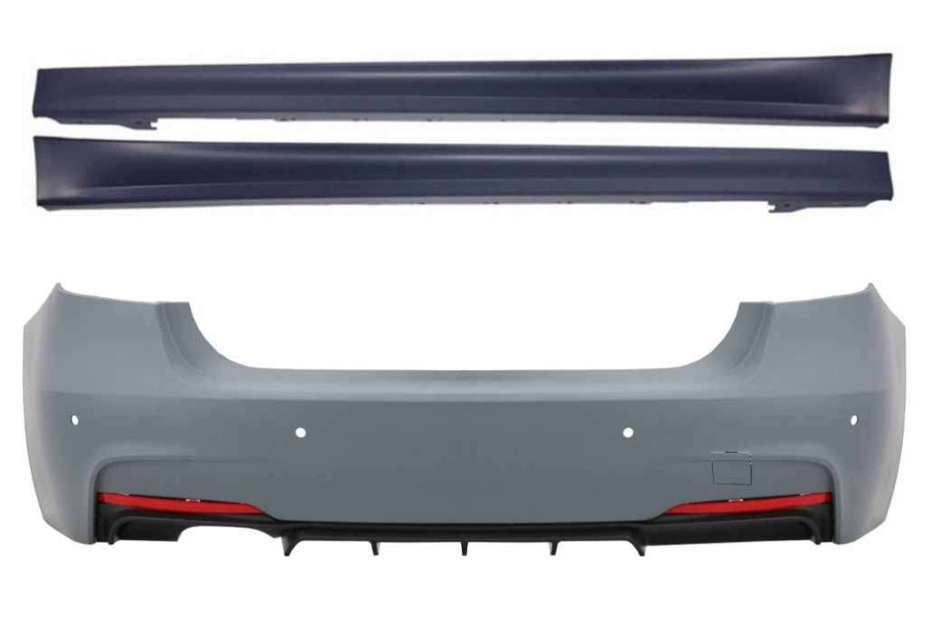Βλησαρούλης Car Center - Rear Bumper suitable for BMW 3 Series F30 (2011-up) M-Technik Design with Side Skirts