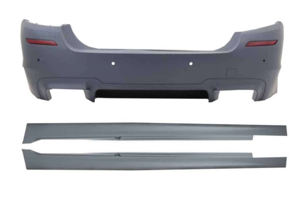 Βλησαρούλης Car Center - Rear Bumper suitable for BMW 5 Series F10 (2011-2017) with Side Skirts M5 Design