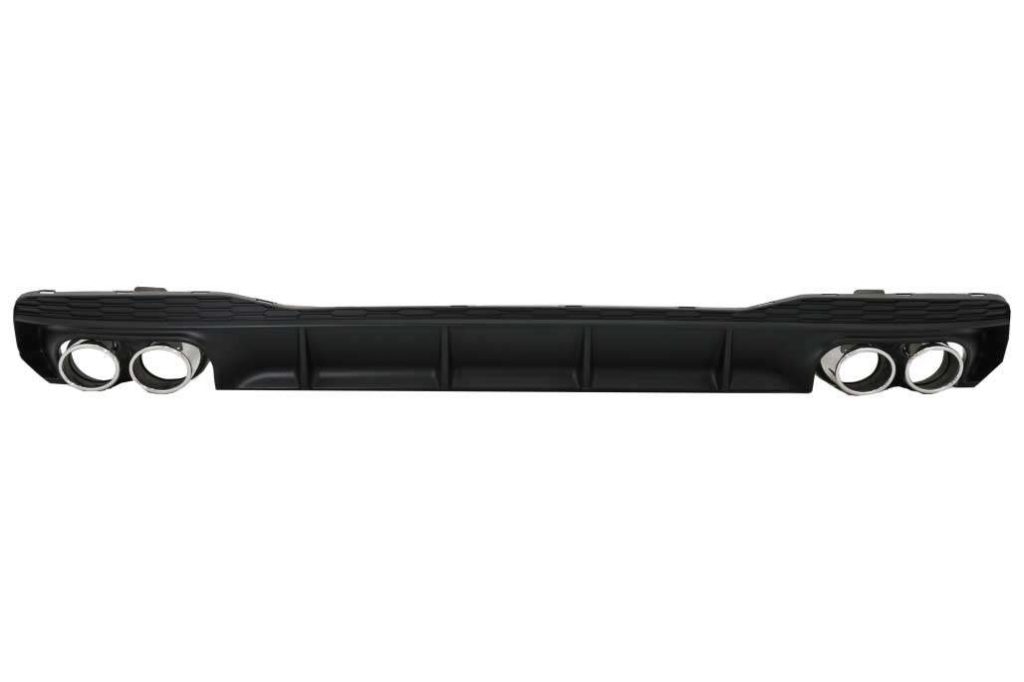 Βλησαρούλης Car Center - Rear Bumper Valance Diffuser and Exhaust Tips suitable for Audi A7 4K8 S-line (2018-Up) S7 RS7 Design