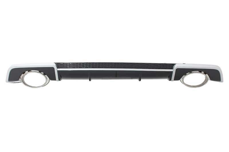 Βλησαρούλης Car Center - Rear Bumper Valance Diffuser & Exhaust Tips suitable for AUDI A3 8V Sedan Cabrio (2012-2015) RS3 Design