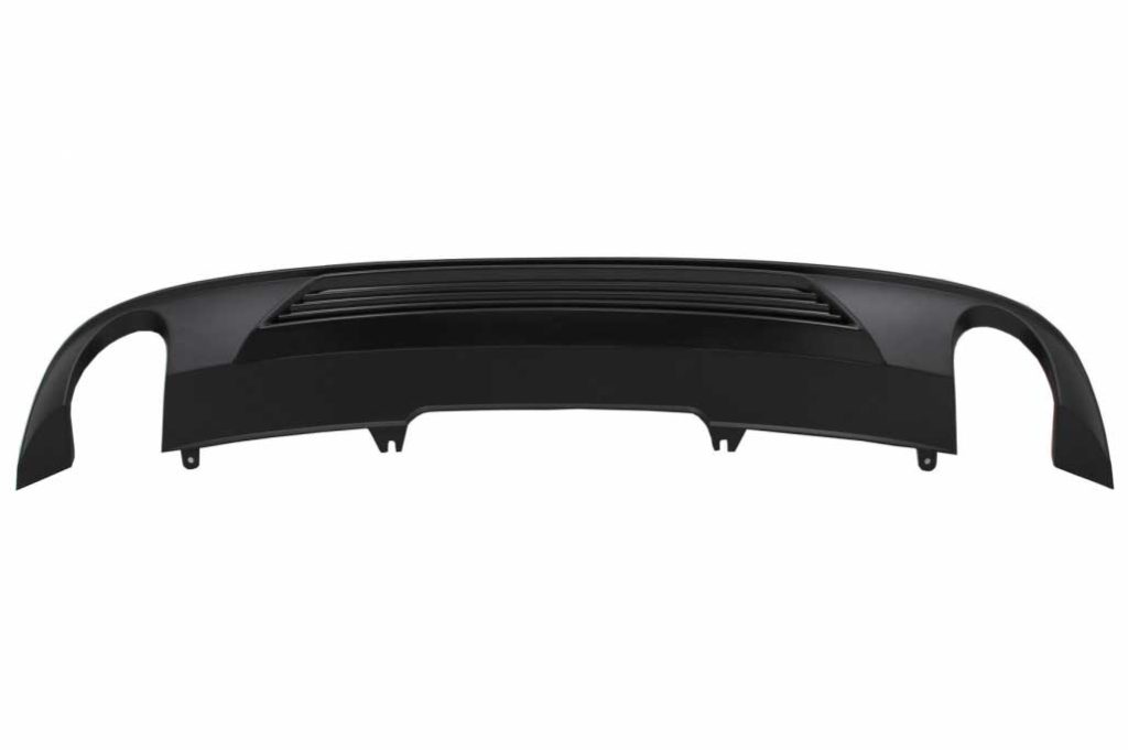 Βλησαρούλης Car Center - Rear Bumper Valance Diffuser suitable for Audi A4 B9 8W (2016-2018) Sedan Avant Sport Design for Standard Edition Black