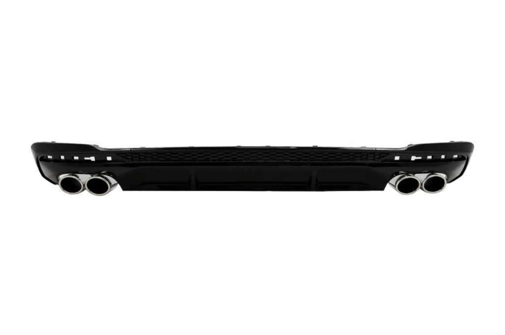 Βλησαρούλης Car Center - Rear Bumper Valance Diffuser suitable for Audi A4 B9 8W Facelift (2020-up) only S-line Black
