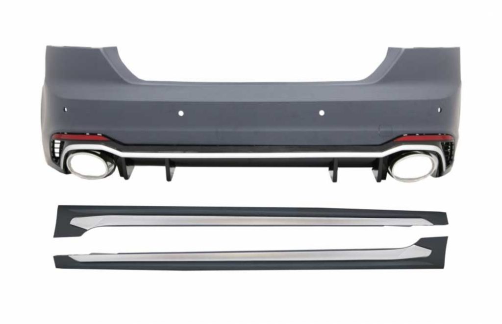 Βλησαρούλης Car Center - Rear Bumper with Side Skirts suitable for Audi A5 F5 Sportback (2017-) Quattro RS5 Design