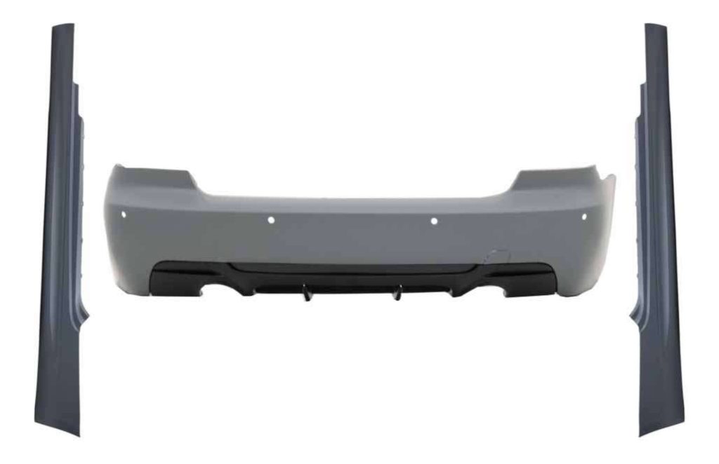 Βλησαρούλης Car Center - Rear Bumper with Side Skirts suitable for BMW 3 Series E92/E93 Coupe Cabriolet (2006-2013) M-Performance M Sport Design