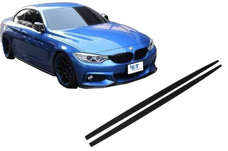 Βλησαρούλης Car Center - Side Skirts Add-on Lip Extensions suitable for BMW 4 Series F32 F33 F36 Coupe Cabrio Grand Coupe M-Performance