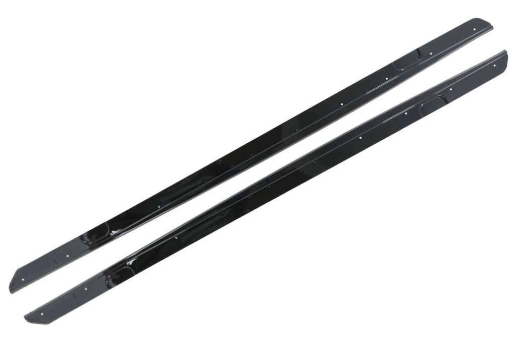 Βλησαρούλης Car Center - Side Skirts Add-on Lip Extensions suitable for BMW 2 Series F22 F23 Coupe Convertible (2014-Up) M-Performance Look Piano Black
