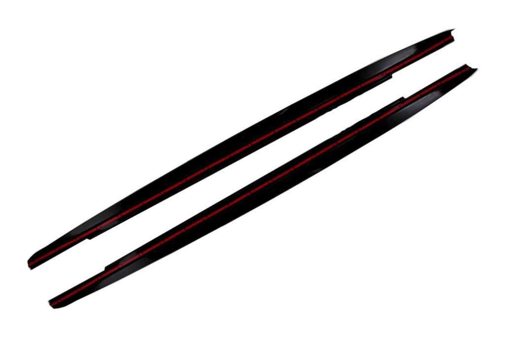 Βλησαρούλης Car Center - Side Skirts Extension suitable for BMW 5 Series G30 Limousine G31 Touring (2017-up) M Design Piano Black