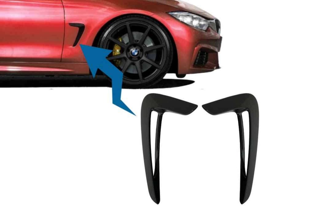 Βλησαρούλης Car Center - Side Vents Fender Grilles Air Ducts suitable for BMW 4 Series F32 F33 F36 (2013-03.2019)