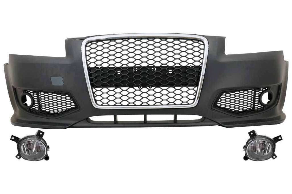 Βλησαρούλης Car Center - Sport Front Bumper suitable for Audi A3 8P Pre Facelift Hatchback Sportback 3D/5D (06.2005-04.2008) With Fog Lights