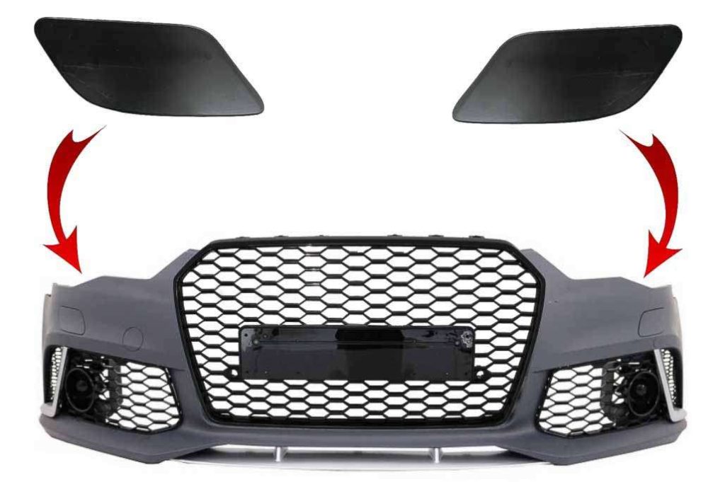 Βλησαρούλης Car Center - SRA Covers Front Bumper suitable for Audi A6 C7 4G (2011-2018) RS6 Design
