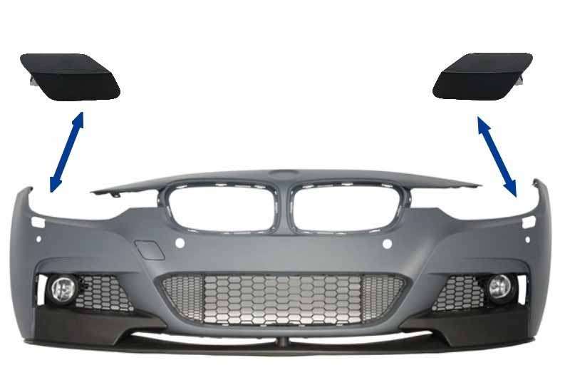 Βλησαρούλης Car Center - SRA Covers Front Bumper suitable for BMW 3er F30 F31 Sedan Touring (2011-up) M-tech M Performance Design