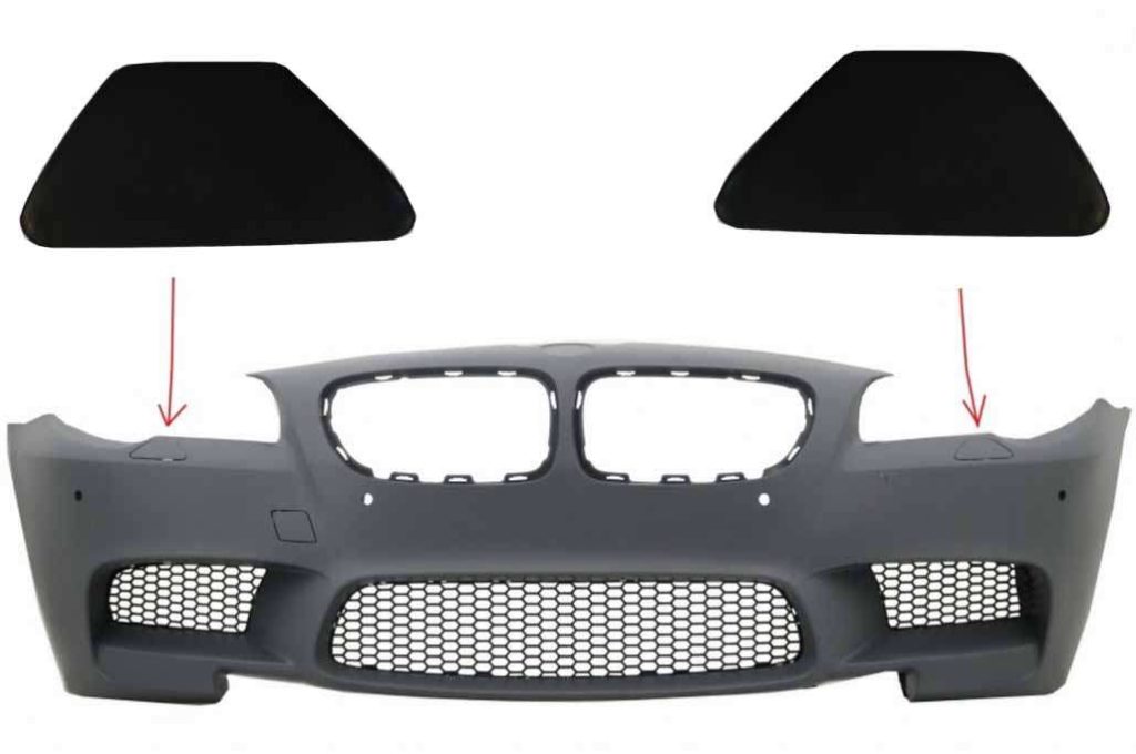 Βλησαρούλης Car Center - SRA headlights washer cover Front Bumper suitable for BMW 5 Series F10 F11 (2011-2017) M5 Design