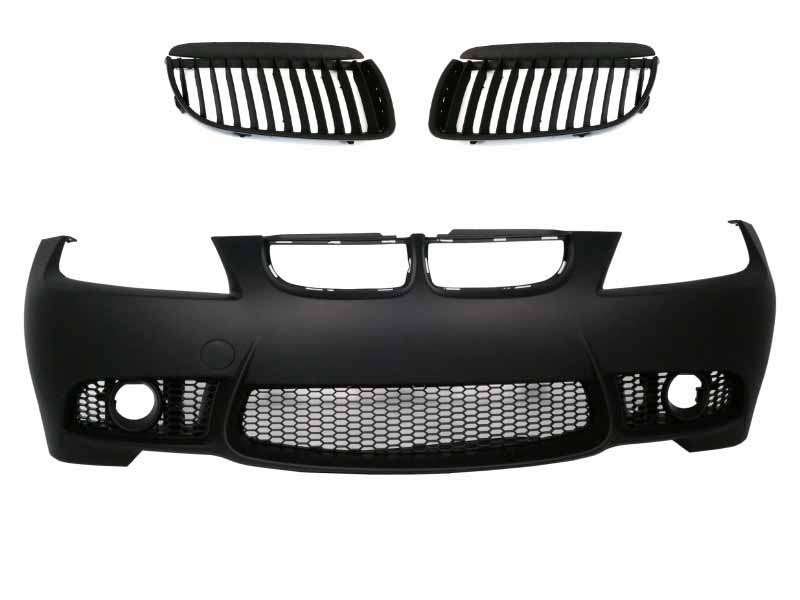 Βλησαρούλης Car Center - Suitable for BMW E90 E91 Non LCI (2004-2008) M3 Front Bumper with Kidney Grilles