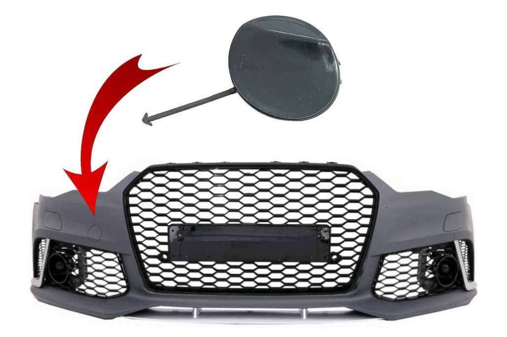 Βλησαρούλης Car Center - Tow Hook Cover Front Bumper suitable for Audi A6 C7 4G Facelift (2011-2018) RS6 Design