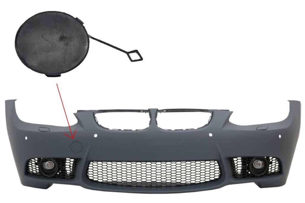 Βλησαρούλης Car Center - Tow Hook Cover Front bumper suitable for BMW 3 series E90 E91 (2004-2011) E92 E93 M3 (2006-2009) M3 Design