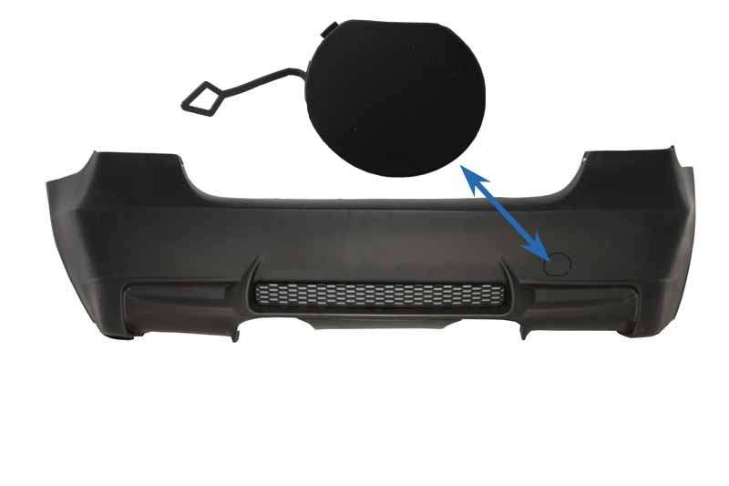 Βλησαρούλης Car Center - Tow Hook Cover Rear Bumper suitable for BMW 3 Series E90 (2004-2011) M3 Design