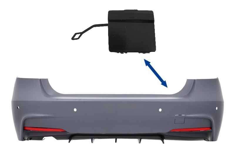 Βλησαρούλης Car Center - Tow Hook Cover Rear Bumper suitable for BMW 3 Series F30 (2011-up) M-Performance M-Tech Design