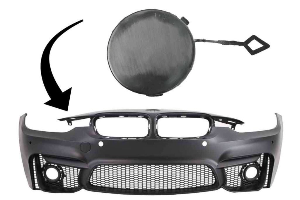 Βλησαρούλης Car Center - Tow Hook Cover suitable for BMW 3 Series F30 (2011-2019) Only EVO Design Front Bumper