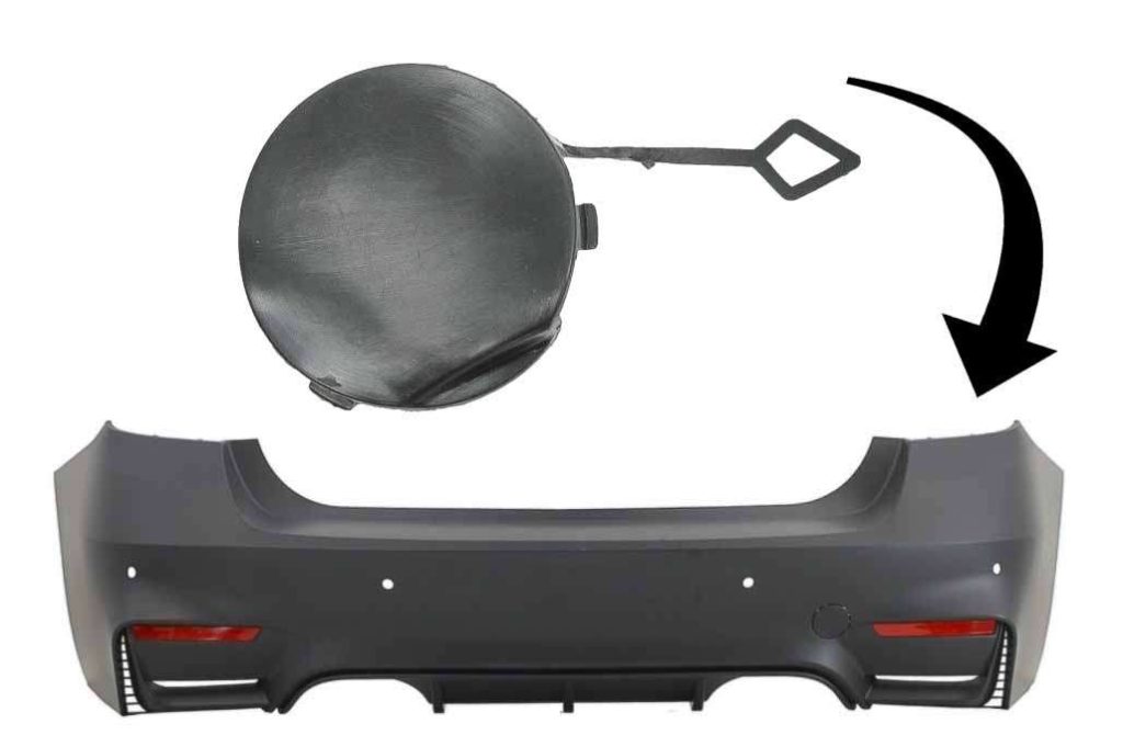 Βλησαρούλης Car Center - Tow Hook Cover suitable for BMW 3 Series F30 (2011-2019) Only EVO Design Rear Bumper
