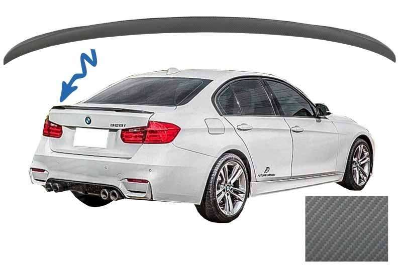 Βλησαρούλης Car Center - Trunk Boot Lid Spoiler suitable for BMW 3 Series F30 (2010-up) M3 Design Carbon Film