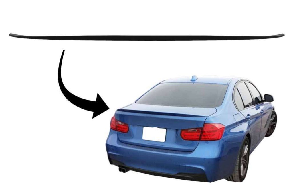 Βλησαρούλης Car Center - Trunk Boot Lid Spoiler suitable for BMW 3 Series F30 (2010-up) M3 Design Matte Black