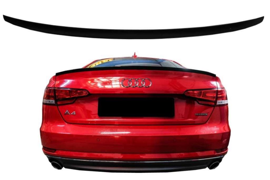 Βλησαρούλης Car Center - Trunk Spoiler suitable for Audi A4 B9 Sedan (2016-Up) Piano Black